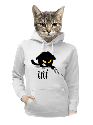 Čičina dámska mikina klokanka White