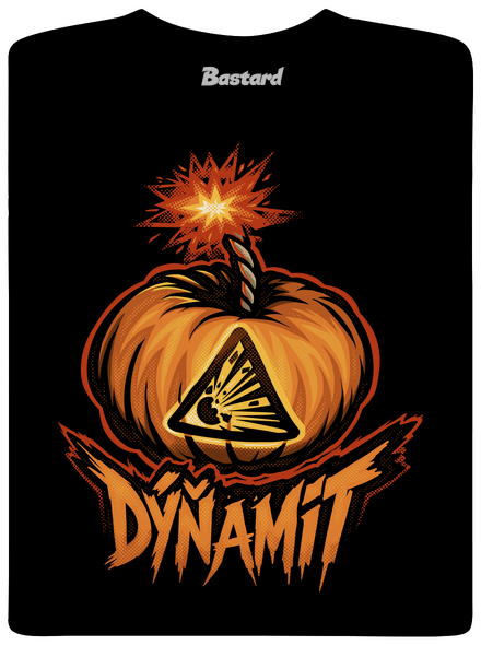 Dýňamit pánske dlhý rukáv Black