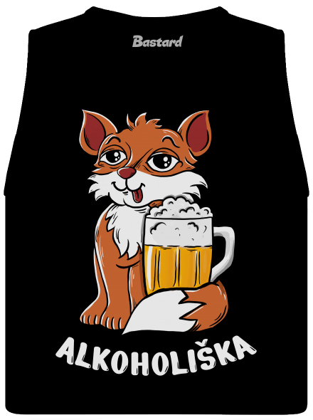  dámske tielko voľné Black