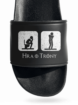 Hra o trůny šľapky Black