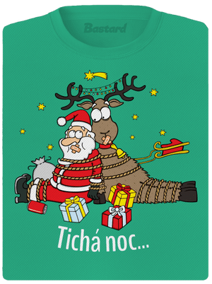 Tichá noc dámske športové tričko Mint Mal