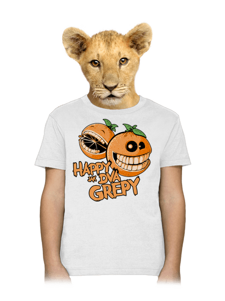Happy grepy detské tričko White