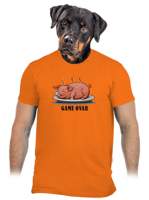 Game ovar pánske tričko Orange