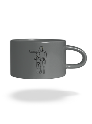 Sirota hrnček makronka Grey Macaron