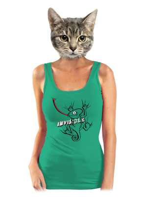 Invisible chameleon dámske tielko klasické Mint Mal