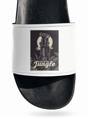 Back to the jungle šľapky White