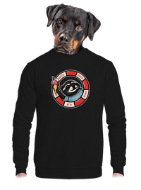 unisex mikina bez kapucne