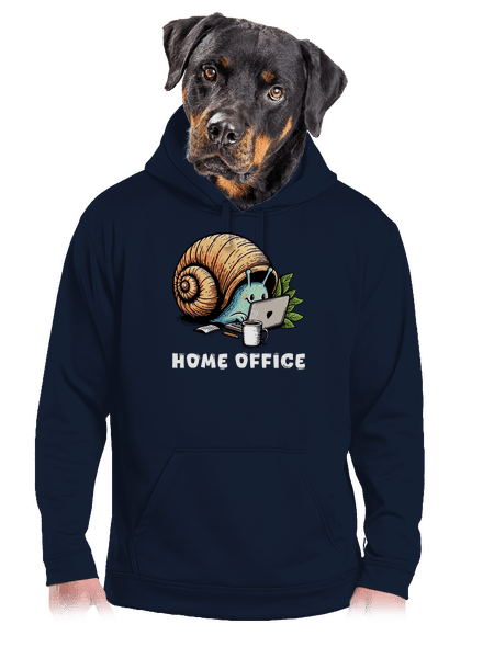 Slimákov home office pánska mikina klokanka Navy
