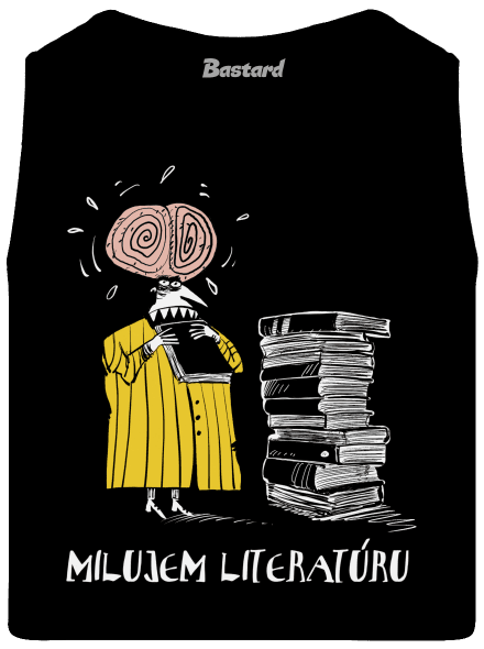 Milujem literatúru pánske tielko Black