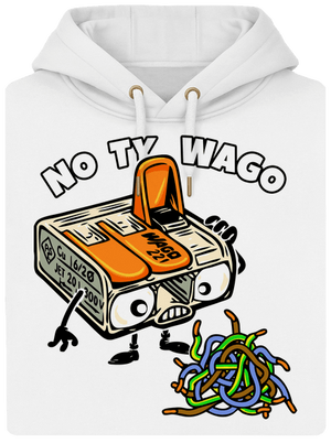 Wago svorka unisex mikina premium Snowwhite