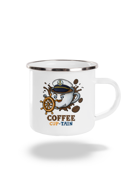 Coffee Cup-tain plecháčik White