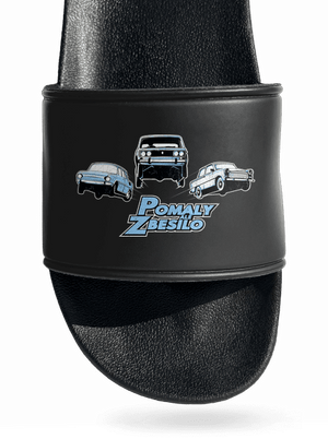 Pomaly a zbesilo šľapky Black