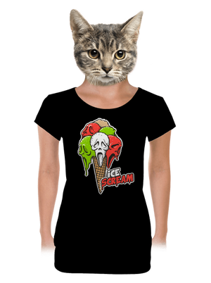 dámske tričko s lemom