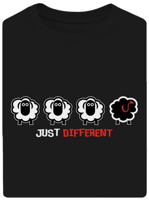 Čierna ovca unisex tričko oversized Black