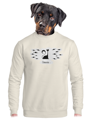 unisex mikina bez kapucne