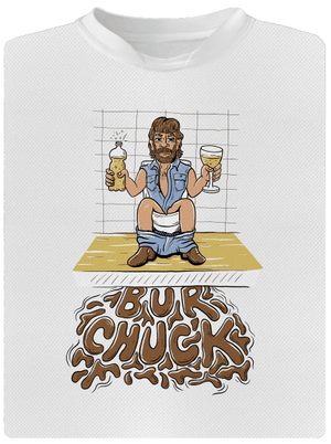 BurChuck pánske športové tričko White