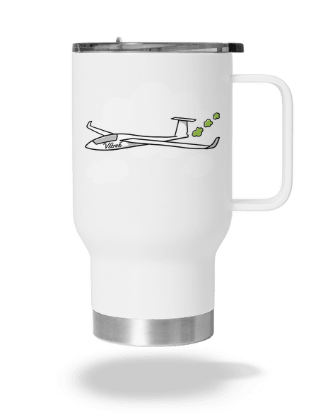 Větroň termohrnček White