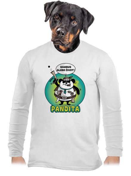 Pandita pánske dlhý rukáv White