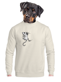 unisex mikina bez kapucne