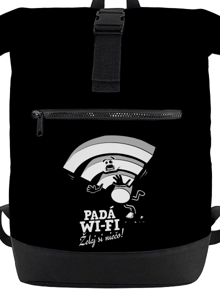 Padá wi-fi batoh Black