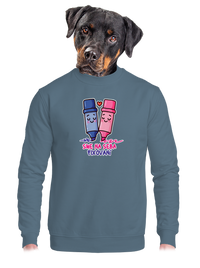 unisex mikina bez kapucne