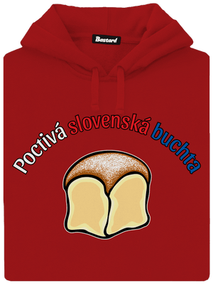 Poctivá buchta a klobása dámska mikina klokanka Red Mal