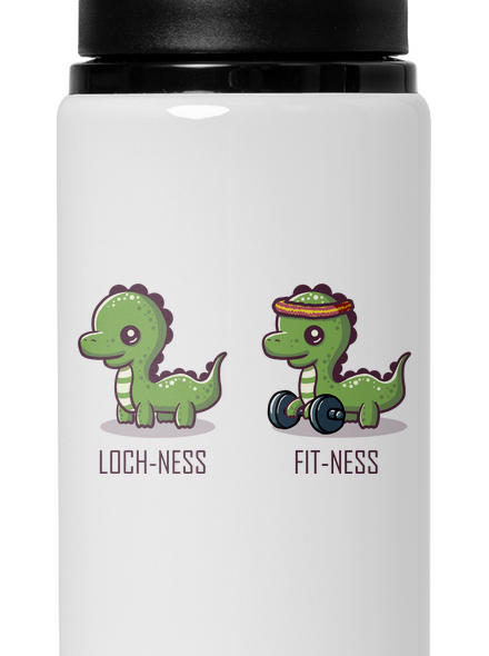 Fit-ness flaša na vodu White