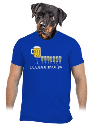 Ja a sedem trpaslíkov pánske tričko Royal Blue