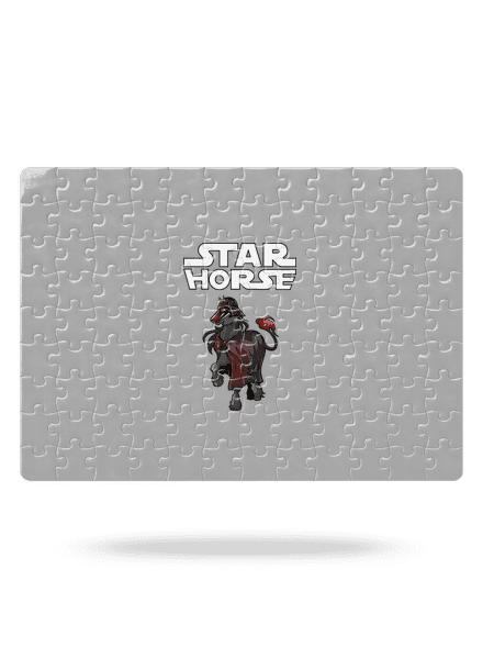 Star horse puzzle White