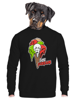 unisex mikina bez kapucne