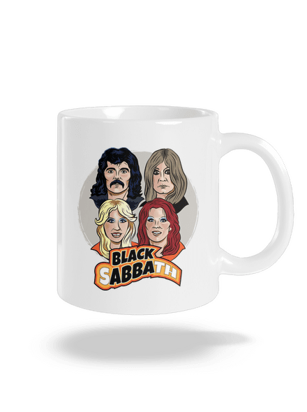 Black Abba klasický hrnček White