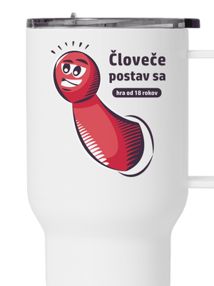 Človeče postav sa termohrnček White