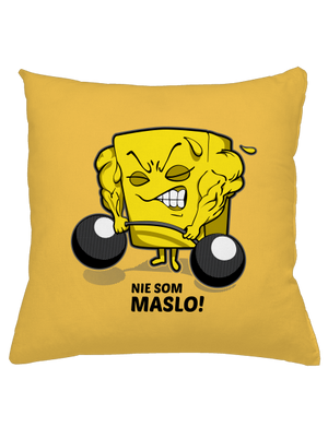 Nie som maslo vankúš Yellow Gold