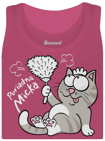 Macko a Micka dámske tielko klasické Magenta