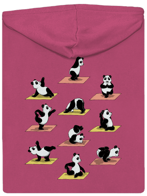 Pandia jóga dámska mikina na zips Magenta