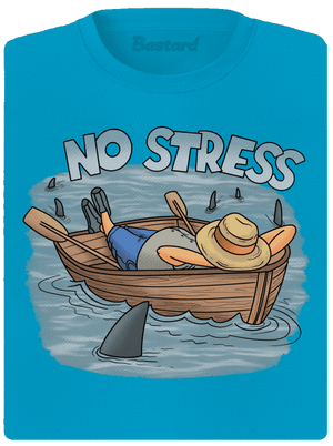 No stress dámske športové tričko Blue Atol