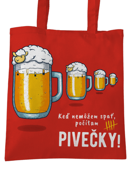 Pivečka taška Bright Red