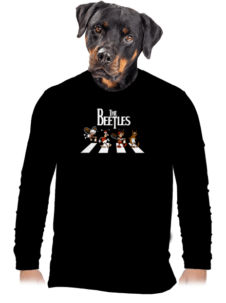 Beatles pánske dlhý rukáv Black