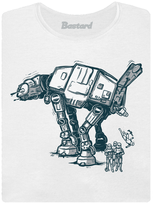 AT-AT dámske tričko s lemom White