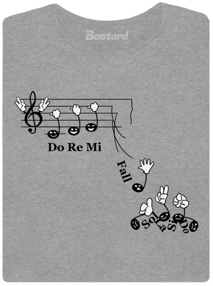 Do re mi fall dámske tričko Dark Gray Melange