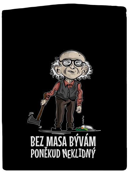 Neklidný bez masa dámska mikina na zips Black