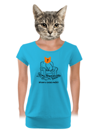 dámske tričko s lemom