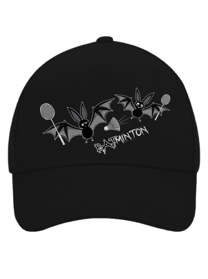 Batminton šiltovka baseballka Black