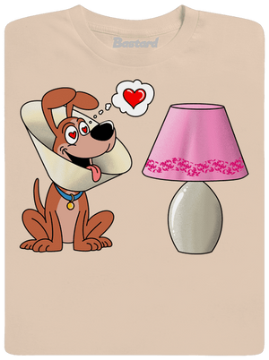 Zamilovaný pes pánske tričko Sand