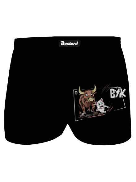 Mačací horoskop: Býk pánske trenky Black