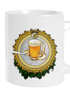 Pivný horoskop: Rak veľký hrnček White