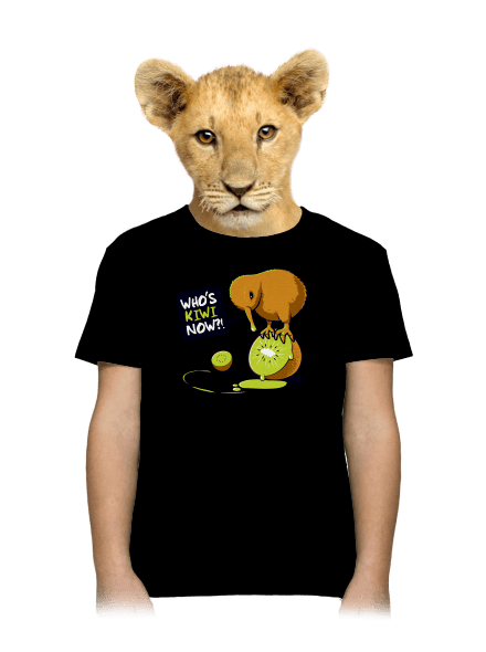 Kiwi detské tričko Black