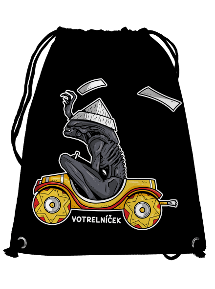 Votrelníček vak Black