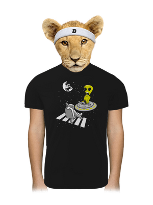 Vesmírny prechod detské športové tričko Black