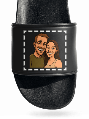 Karikatúra z vlastnej fotky šľapky Black